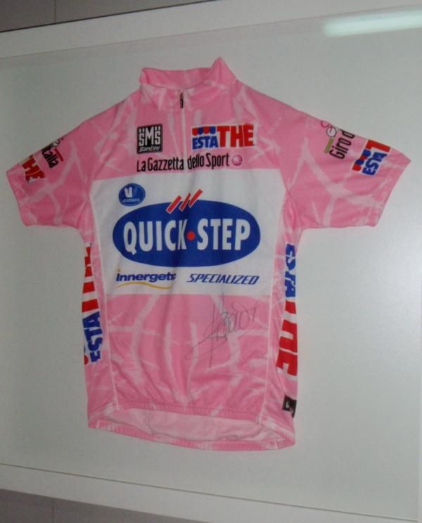 Paolo Bettini's maglia rosa from 2005