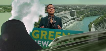 Green New Deal requires train, nuclear and hydropower.