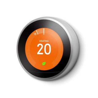 Google Nest Learning Thermostat 3rd Generation on a white background