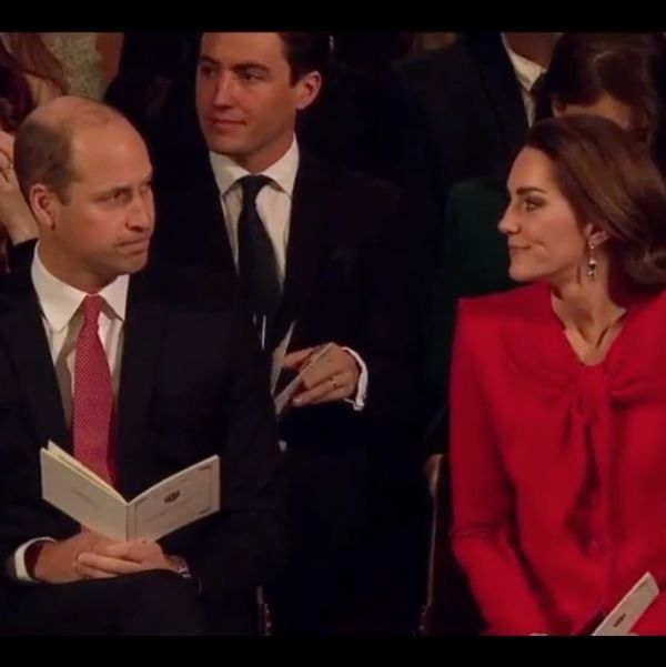 Kate and Will Share a Sweet Moment During Westminster Christmas Concert