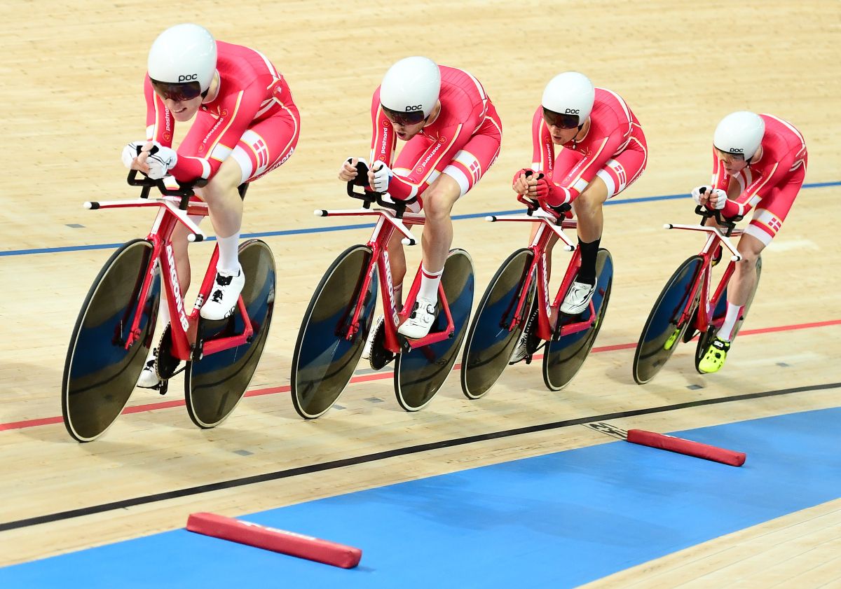 The Danish team pursuit squad