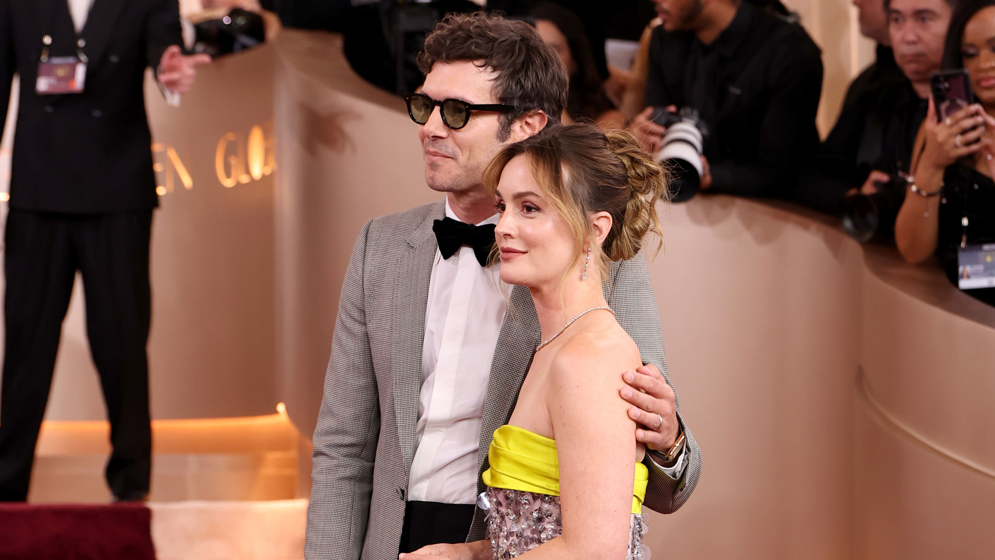 Leighton Meester wears Kendra Scott jewelry at the 2026 Golden Globes.