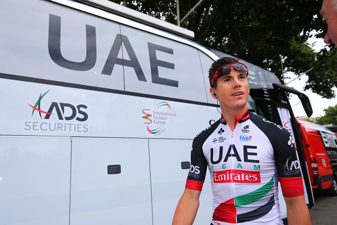 Ben Swift before the RideLondon Classic