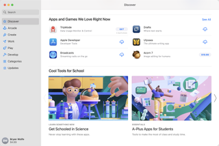 Mac App Store Discovery section