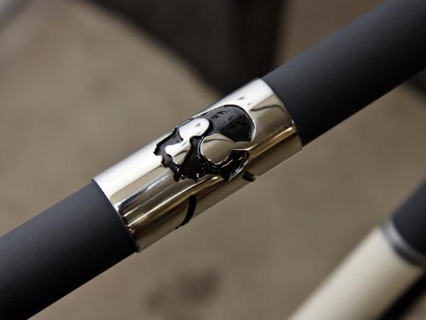 No sense in including a top tube protector on this True Fabrication machine without first adding a bit of extra style.