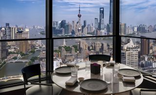 Views from the Bulgari hotel Shanghai