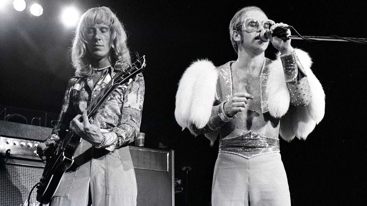 “I said, ‘Okay, why don’t you flip the tape over?’ I wanted to try a backward guitar solo.” Davey Johnstone explains his greatest guitar moments from Elton John’s ‘Goodbye Yellow Brick Road’