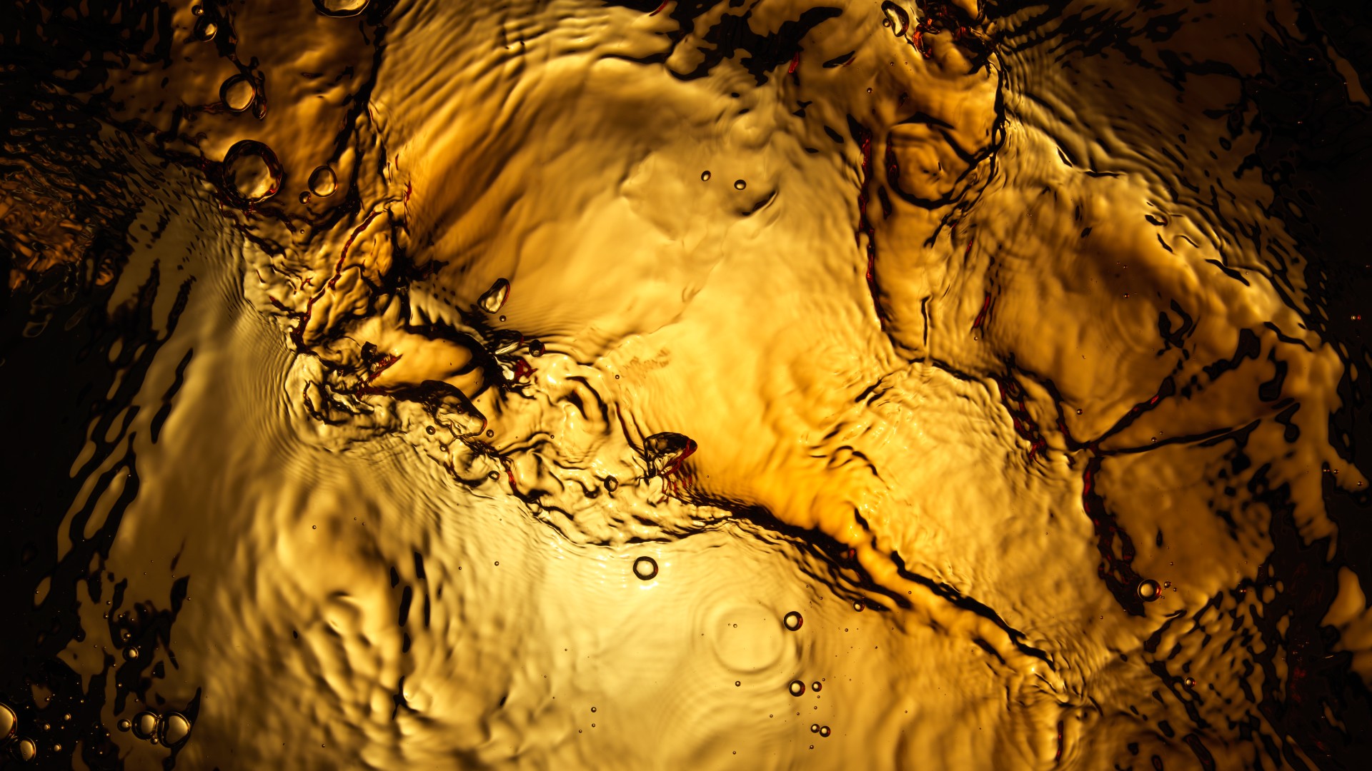 Gold liquid. Jonathan Knowles via Getty Images