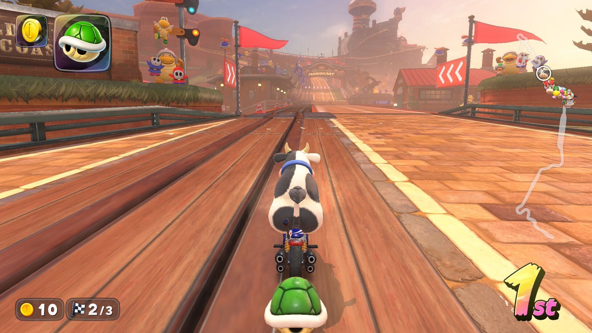 Mario Kart World screenshot running on Nintendo Switch 2