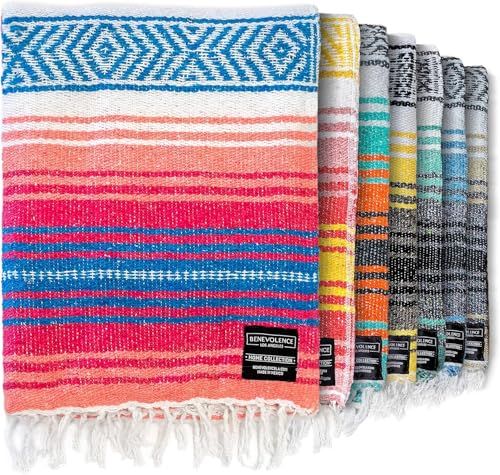 Benevolence LA Authentic Handwoven Mexican Blanket