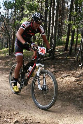 Kevin Kane on his way to victory in the recent Summit Mountain Challenge race in Keystone.