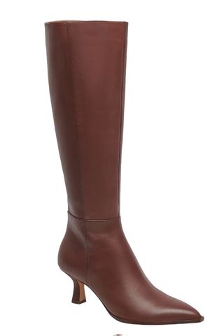 Auggie Pointed Toe Knee High Boot