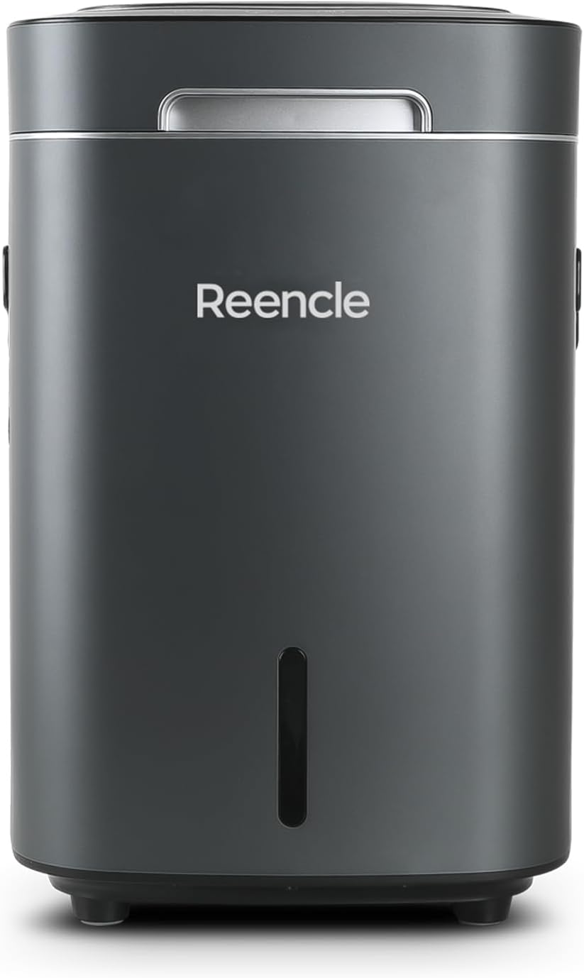 Reencle Prime Electric Composter - 14l Kitchen Composter, Decomposes Up to 2.2 Lbs Food Waste Daily, Odorless Indoor Composting With Whisper-Quiet Technology &amp;amp; Rapid Decomposition (silver)