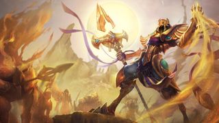 Azir - an ancient emperor of Shurima who can control sand.
