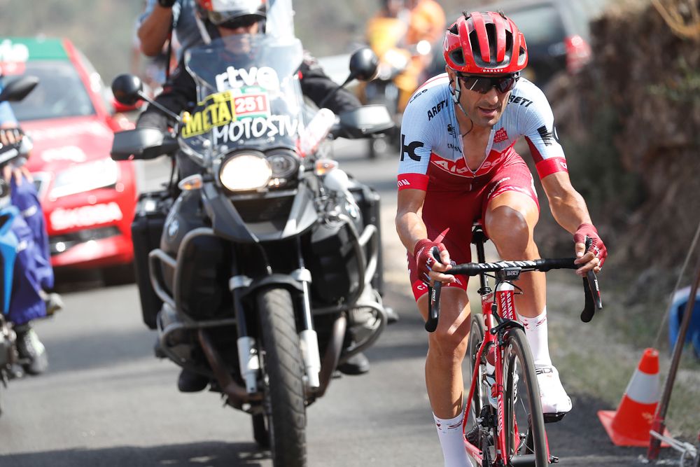 Tiago Machado on the move during stage 10 at the Vuelta