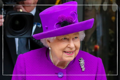 a close up of Queen Elizabeth II
