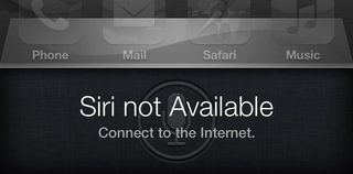 Siri already tells you when it's not connected to the internet