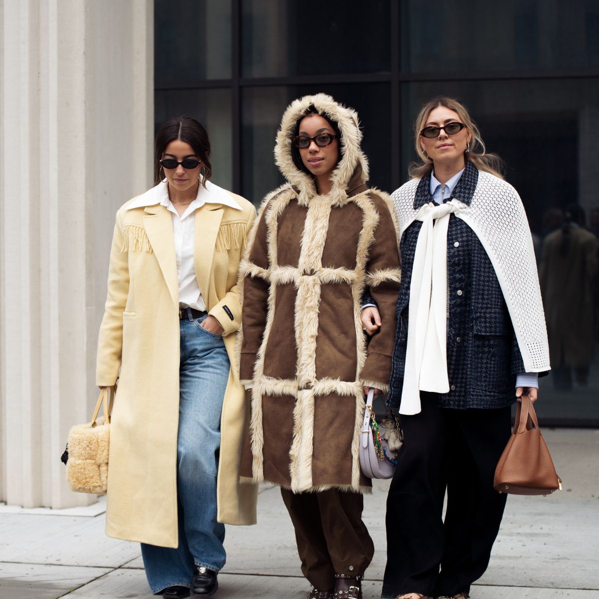 three women at copenhagen fashion week
