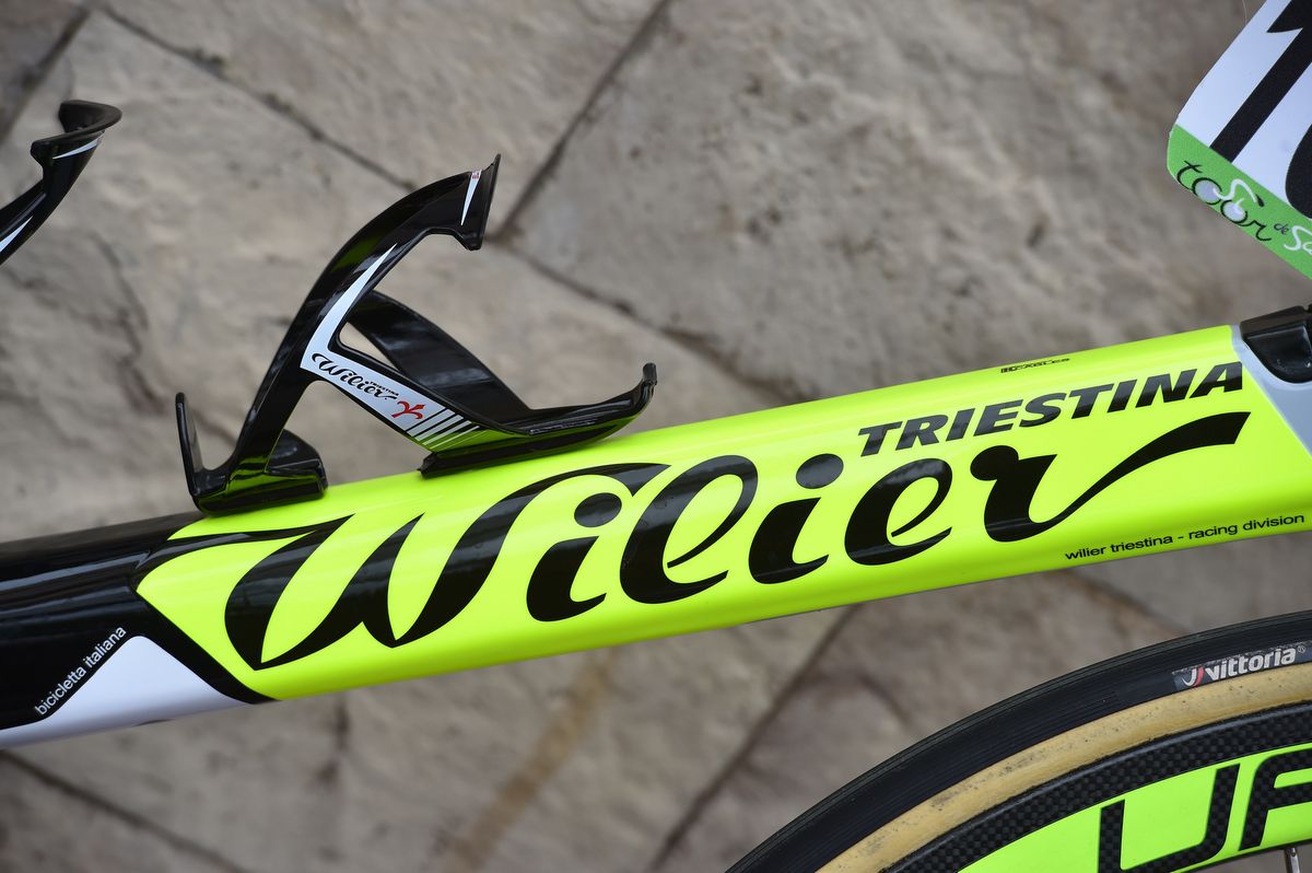 Just in case you weren't sure who makes the bike, its Willier