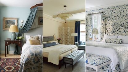 blue and white bedroom color combinations