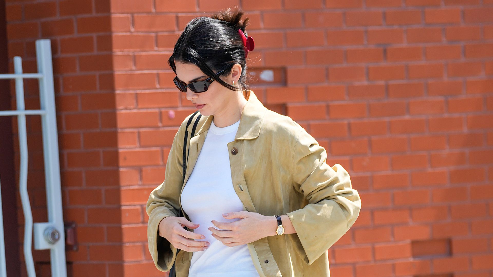 Kendall Jenner Scoops a $4,100 Loewe Jacket and $890 Ballet Flats for an Ice Cream Run