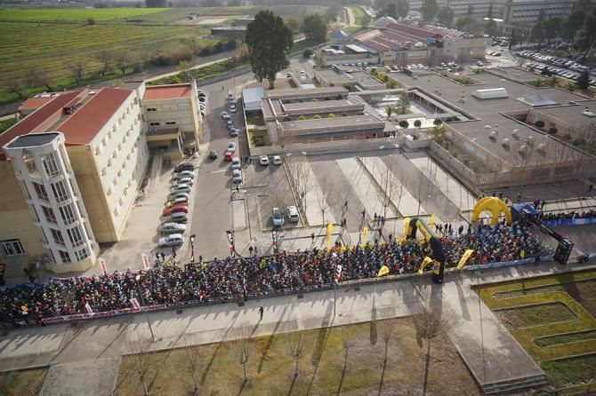 The start of stage 5 of the Andalucia Bike Race