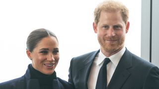 Prince Harry and Meghan visit One World Observatory