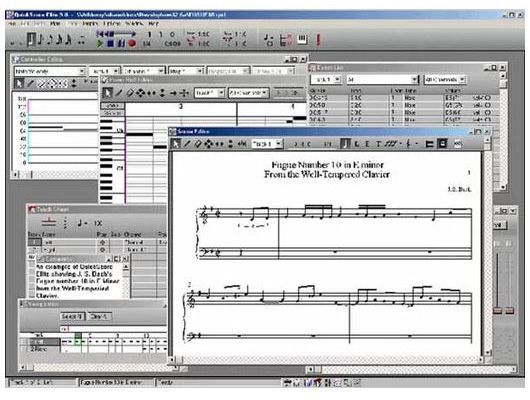 QuickScore&rsquo;s note editor helps you edit notes inputted from a MIDI file.