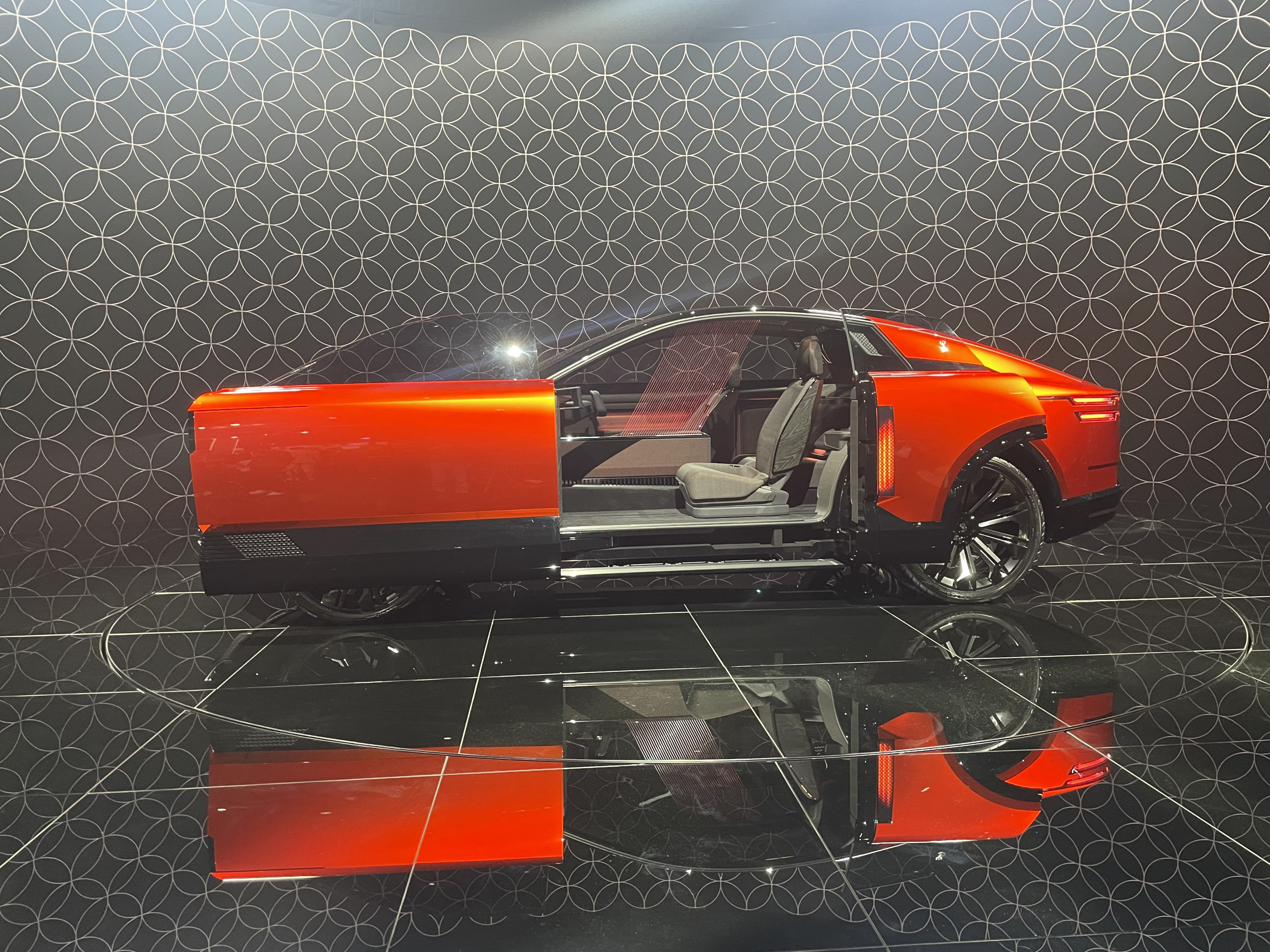 The Century Coup&amp;eacute; Concept has forward-sliding doors