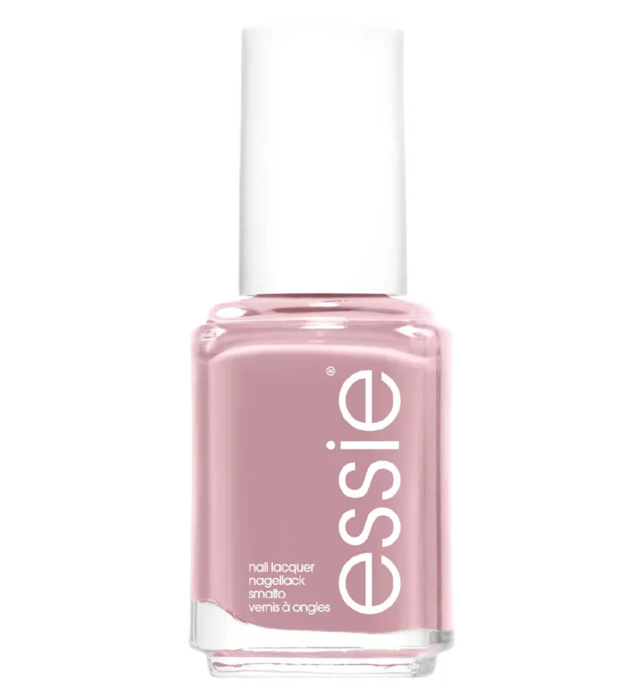 Essie Nail Polish 101 Lady Like Soft Mauve Pink Colour, Original High Shine and High Coverage Nail Polish 13.5 Ml