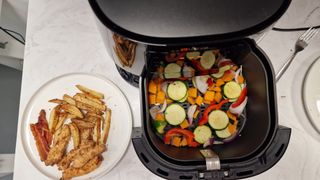 Ready to roast vegetables in the Philips Essential Air Fryer XL