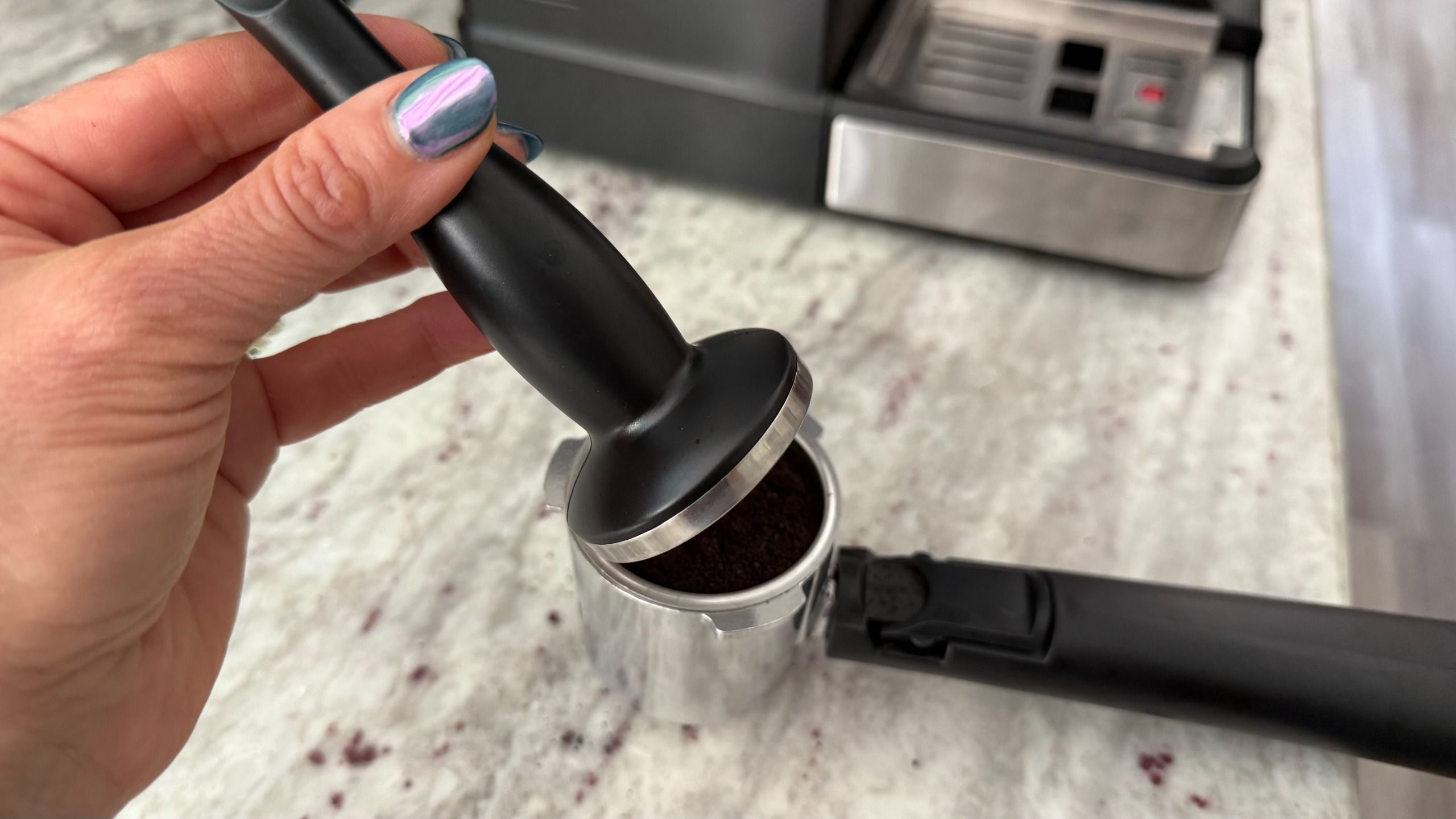 Chefman Coffee Station Pro making espresso