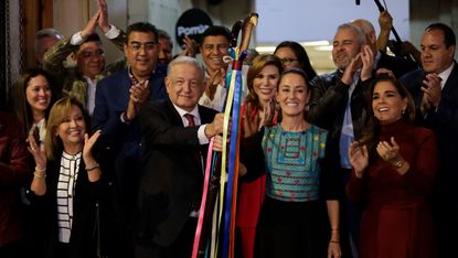 Claudia Sheinbaum receives Baton of Command from Andrés Manuel López Obrador