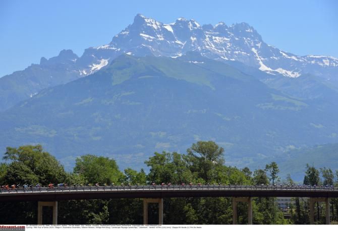 The Swiss Alps on display