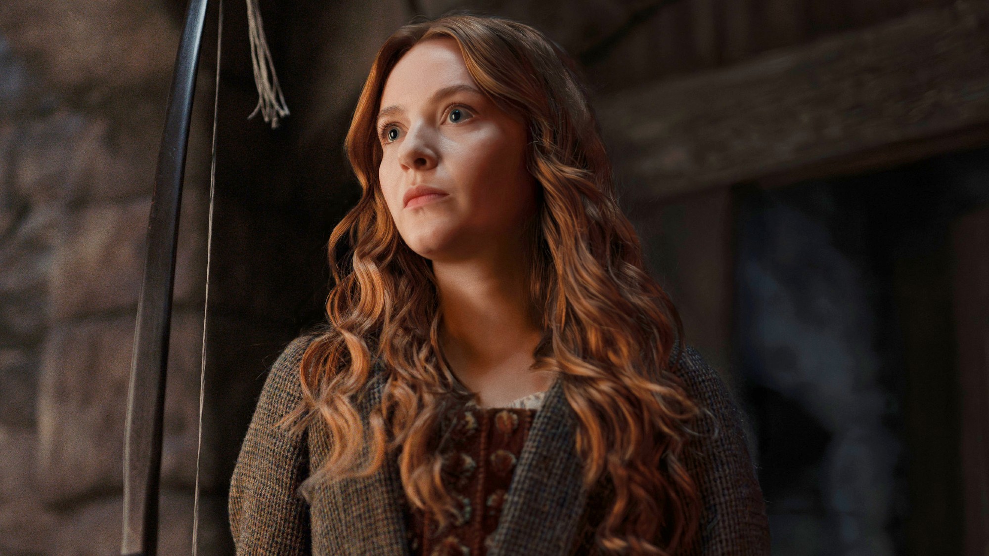 Harriet Slater in Outlander: Blood of My Blood. 