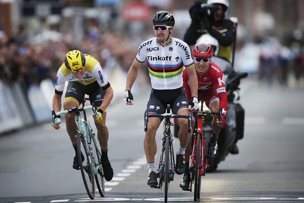 Peter Sagan (Tinkoff) wins Gent-Wevelgem