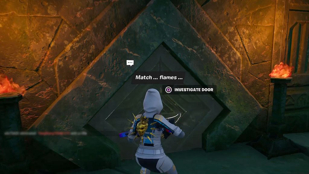 Fortnite match flames How to solve a puzzle at a ruin GamesRadar+
