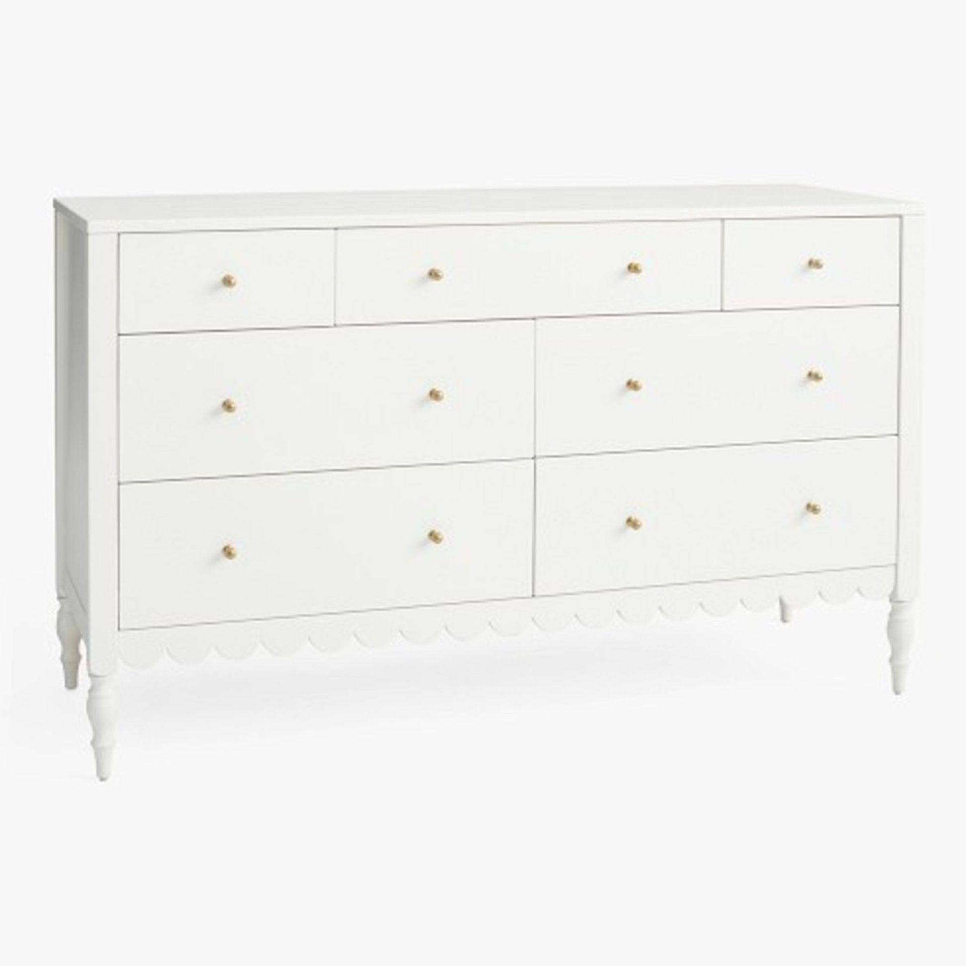 West Elm Penny Extra-Wide Dresser against a white background.