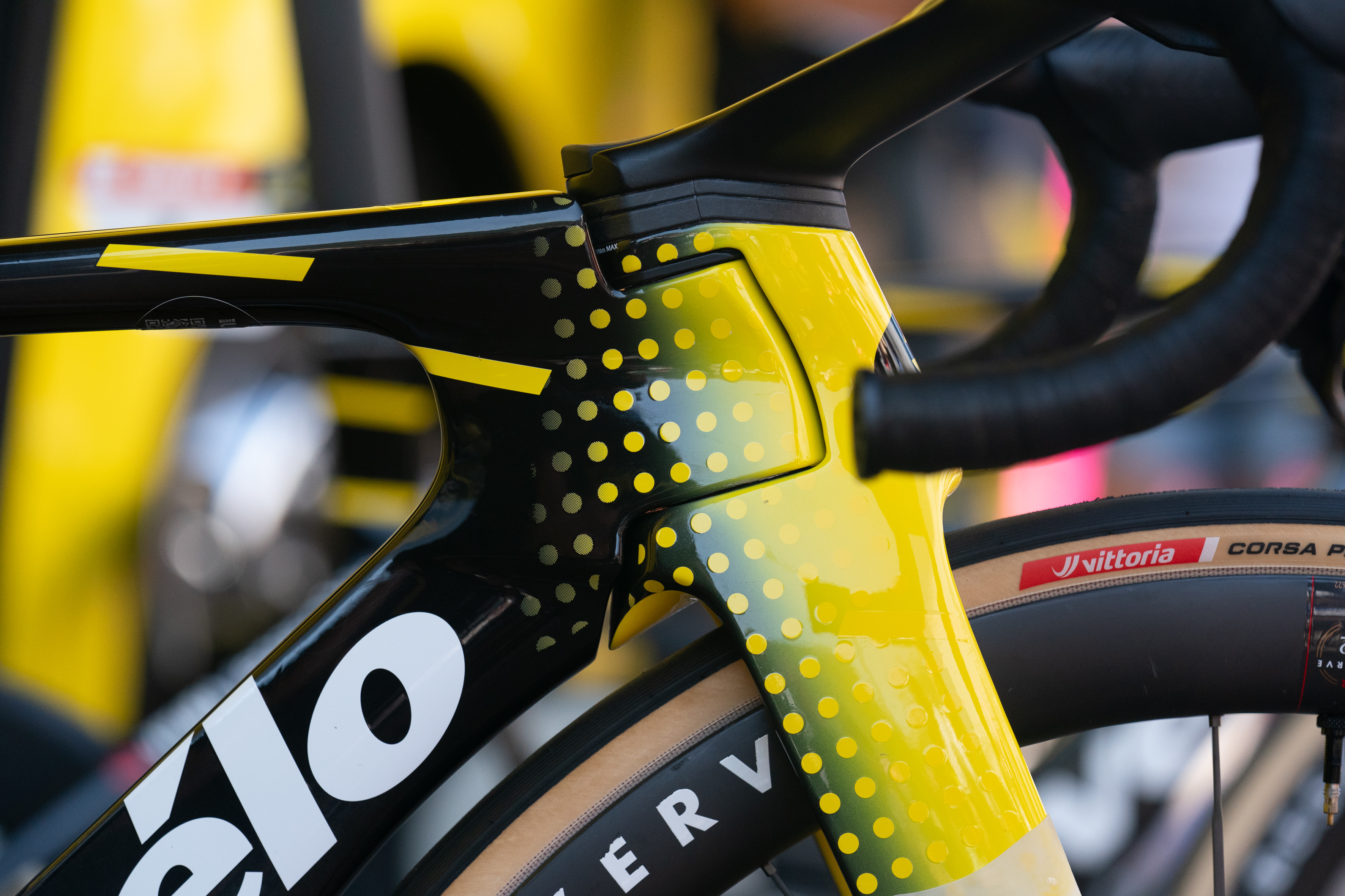 Visma Lease a Bike's Cervelo S5 at the Tour de France femmes