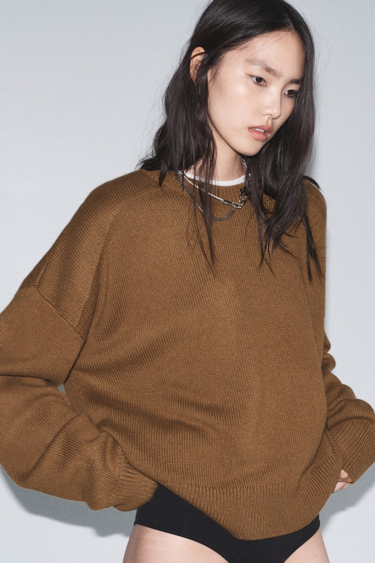 Cashmere-Blend Jumper