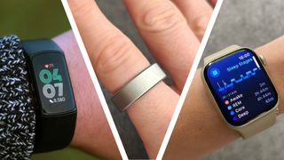 Fitbit Charge 6, Oura Ring 4, Apple Watch Series 9