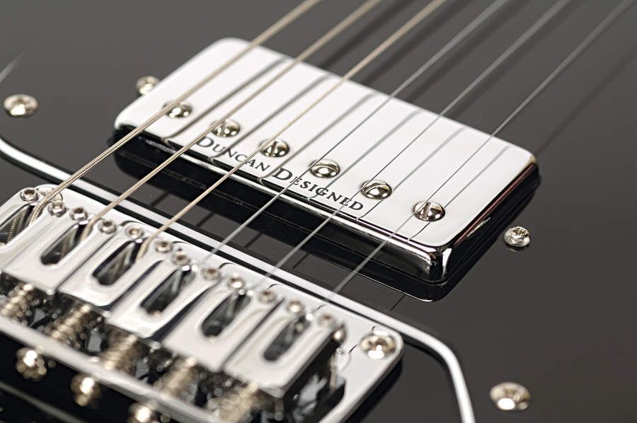 This Tele comes with one Duncan HB-102 humbucker.