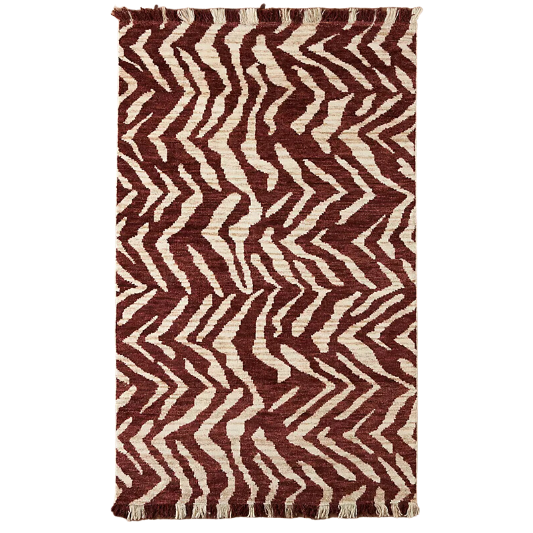 Anthropologie animal print inspired rug.