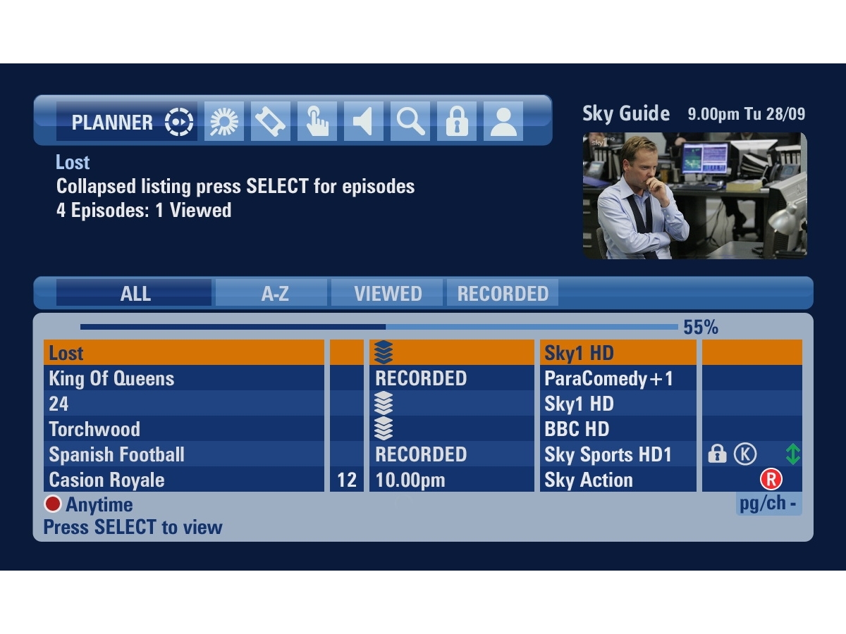 Sky+HD VOD will integrate into the new Sky HD guide