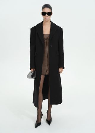 Structured Wool Coat - Women | Mango United Kingdom