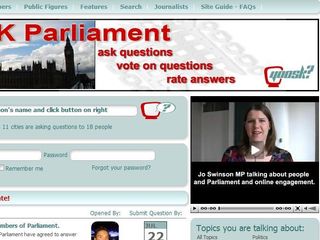 Yoosk.com launches 'Ask-an-MP' website