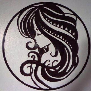 hand cut vinyl art