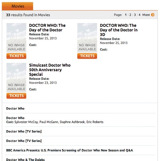 Consider everything in its context to prevent user frustration, such as missing out on getting Doctor Who tickets