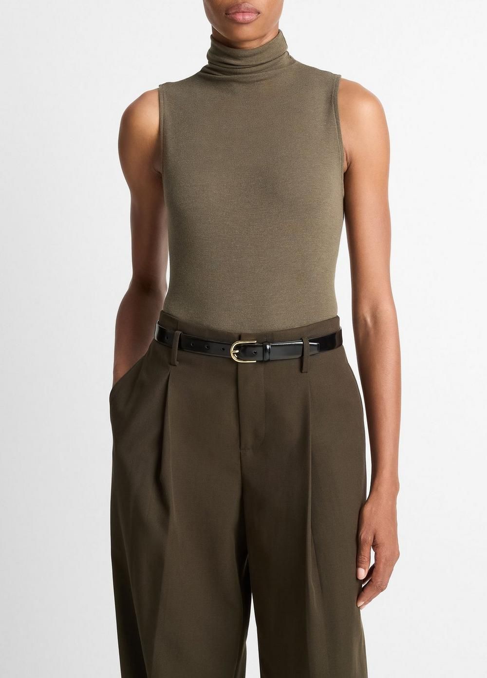 Sleeveless Turtleneck