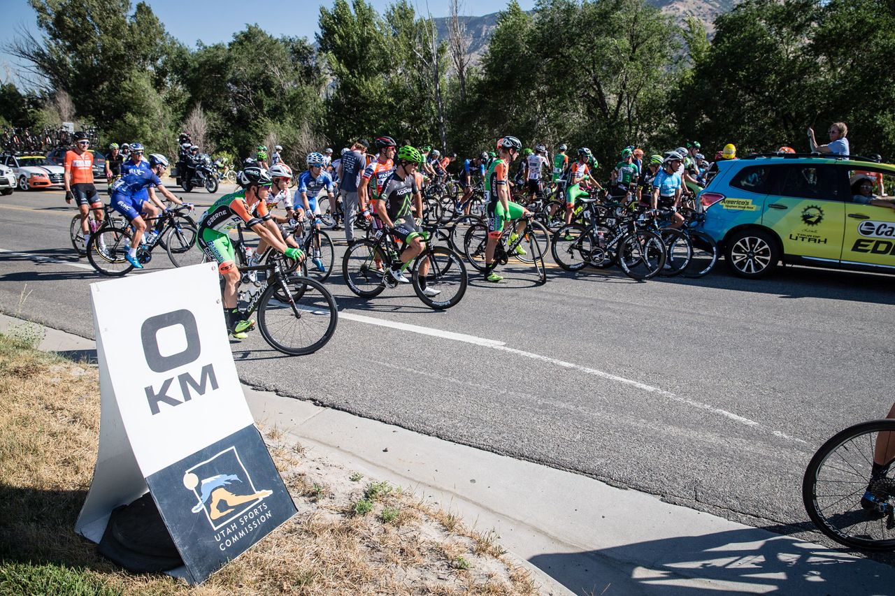 A chaotic start to stage 2 was brought under control by the commissaires
